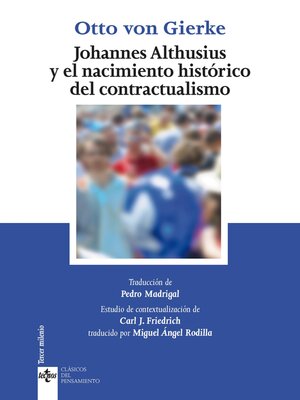 cover image of Johannes Althusius y el nacimiento histórico del contractualismo